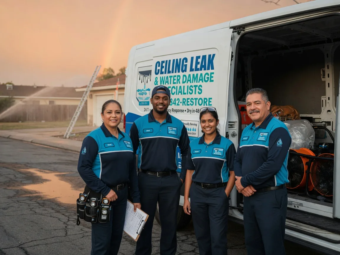 Ceiling Leak Cleanup company in Chana, IL